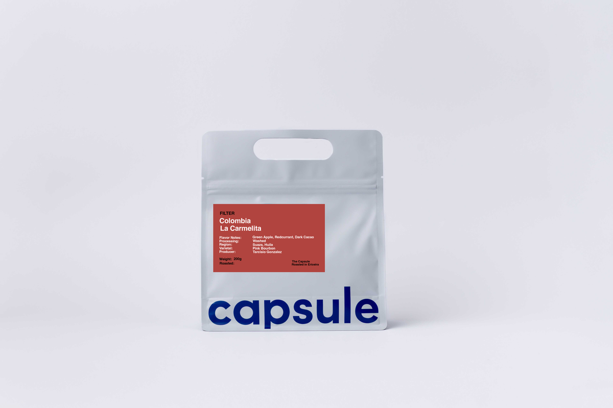 Пакет кави The Capsule 200 г, Colombia La Carmelita, Pink Bourbon митої обробки, обсмаження під фільтр